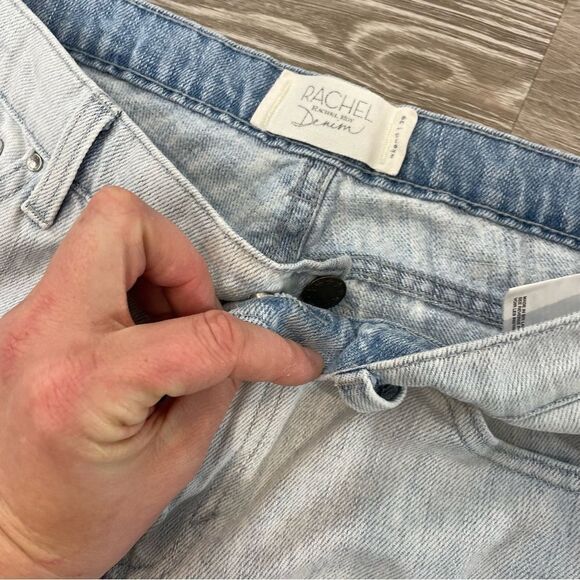 Rachel Rachel Roy Women's Size 28 Blue Ripped Low Rize Denim Jeans - Picture 3 of 12